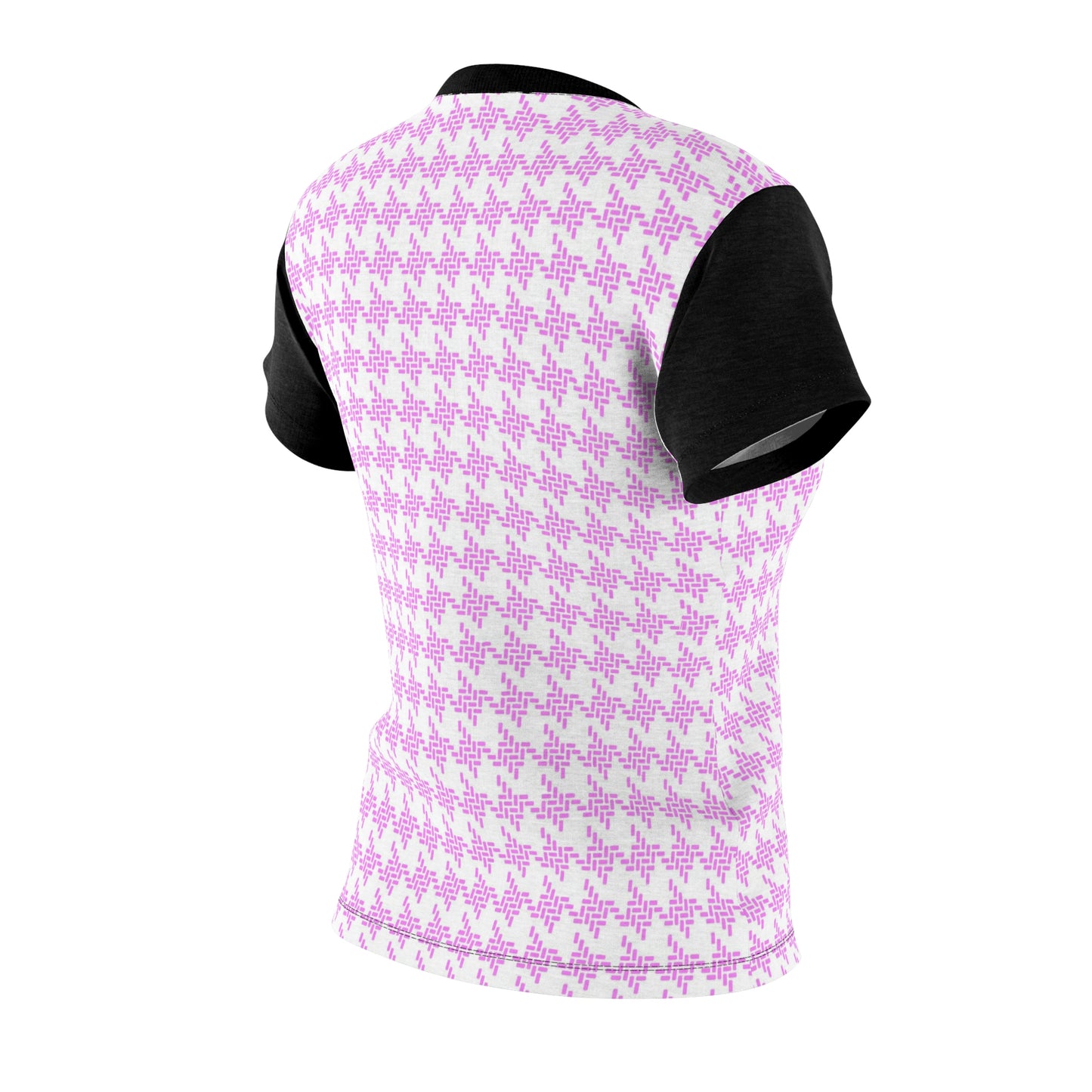 Pink Houndstooth Tee